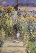 Claude Monet The Artist-s Garden at Veheuil Sweden oil painting artist